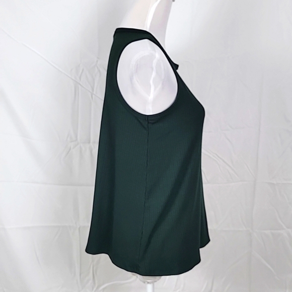 Old Navy Size S Luxe Dark Green Sleeveless Top, Excellent Used Condition - Picture 5 of 13